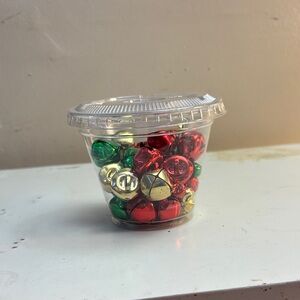 Festive Red and Gold Jingle Bells